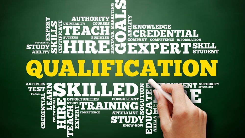 Qualification and Credential Word Wall