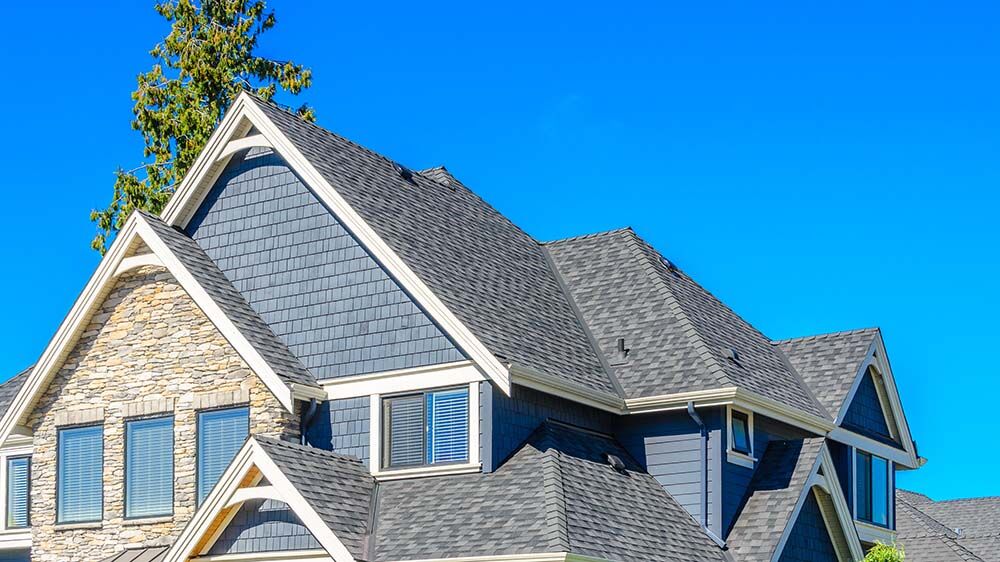 the roof of the house with nice window