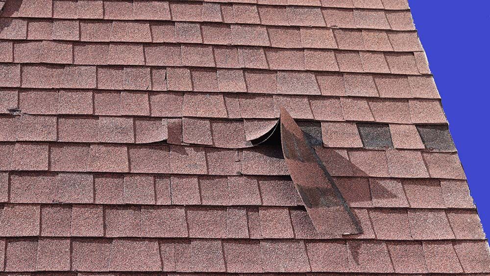 shingles falling off the roof and need new shingles