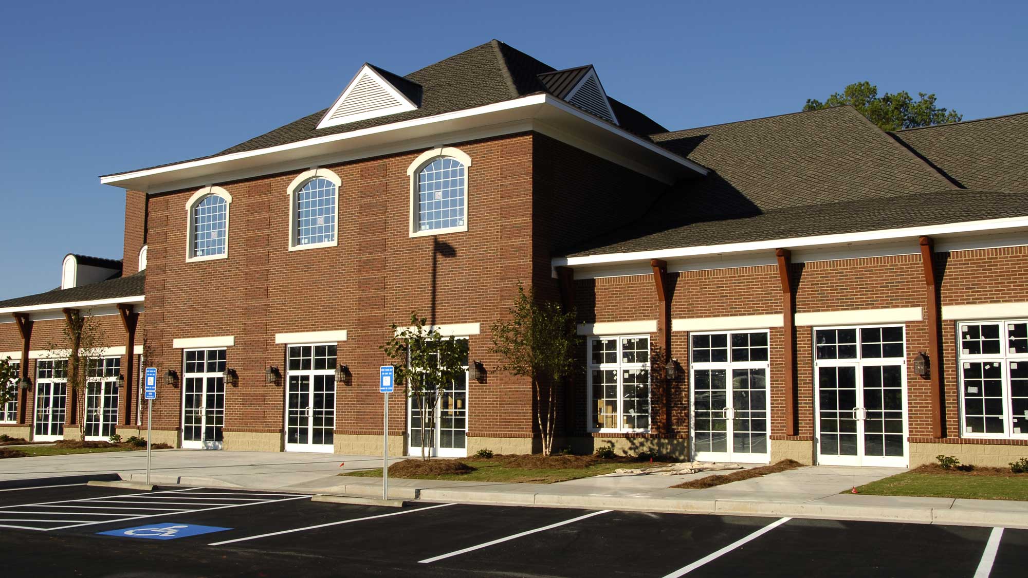 Commercial shingle roof installation project