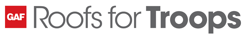 GAF Roof for Troops logo