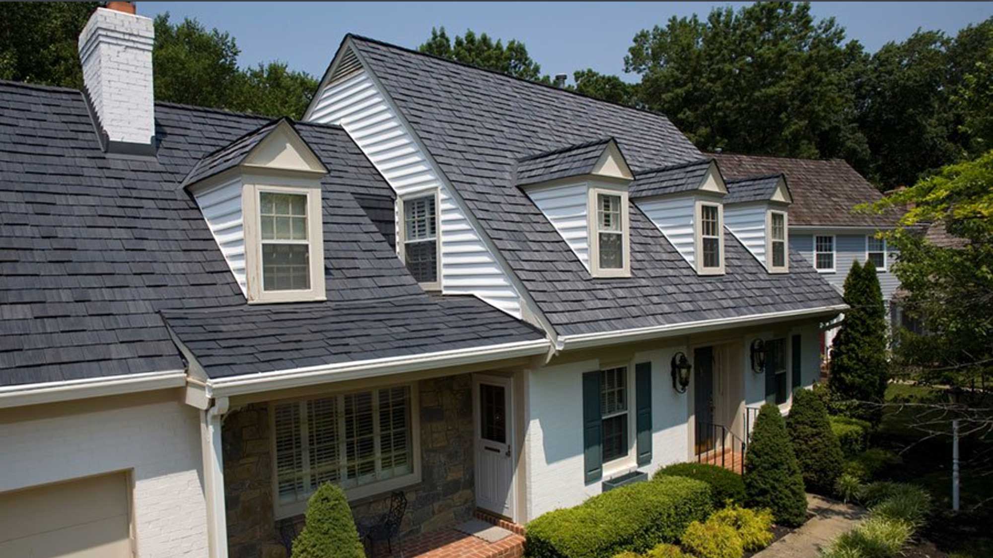ecostar-synthetic-wood-roof-home Luxury Atlanta home with cedar shake roofs.