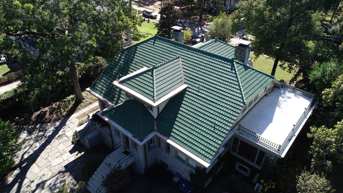 Ludowici clay tile roof installation by KTM Roofing in Atlanta, GA — gallery image 3.