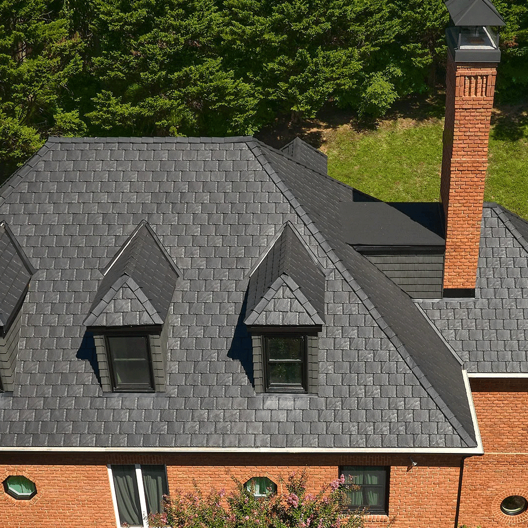 slate-tile-brava Brava synthetic slate tile roofing option available from KTM Roofing in Atlanta, GA