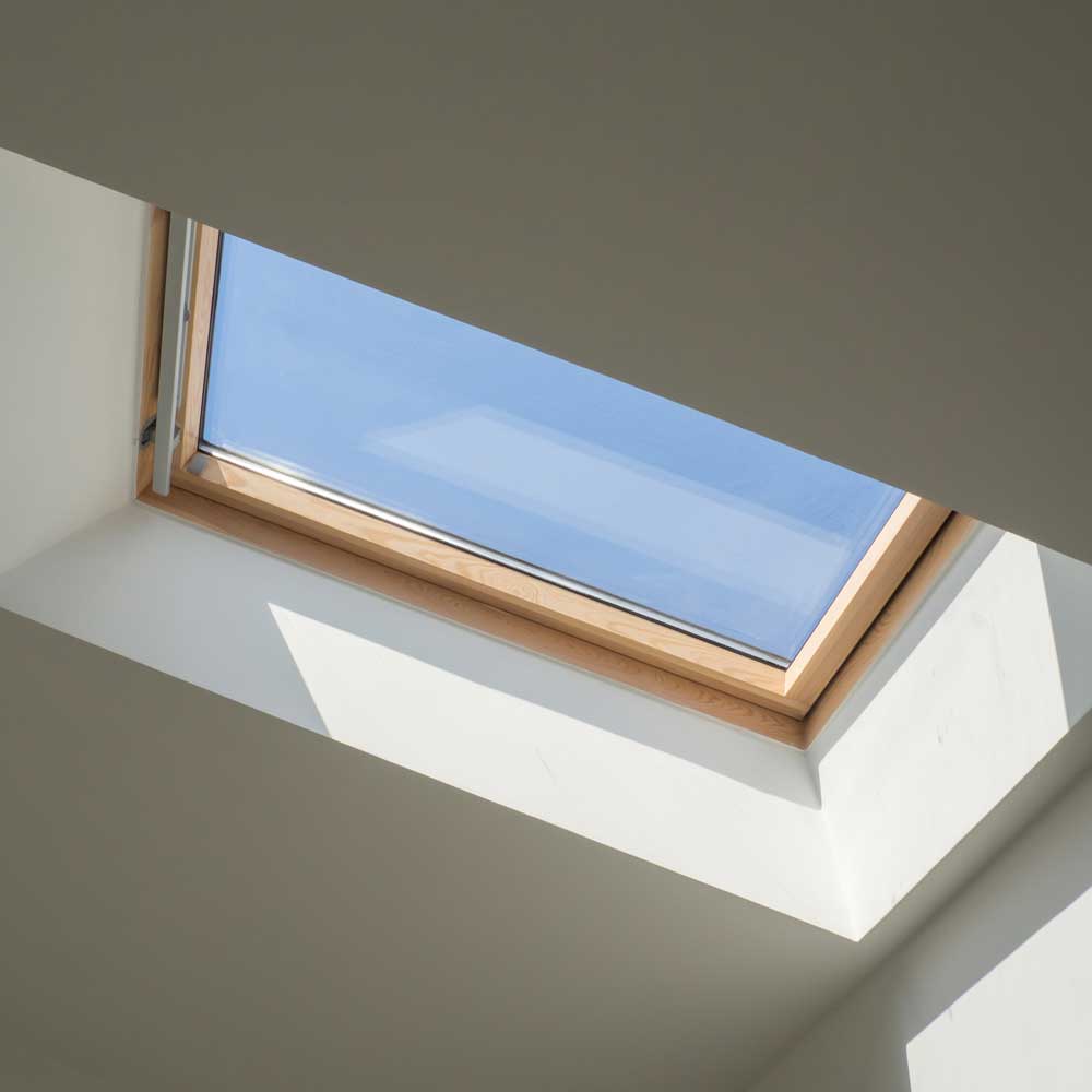 skylight Residential skylight installation on an Atlanta home bringing in natural light.