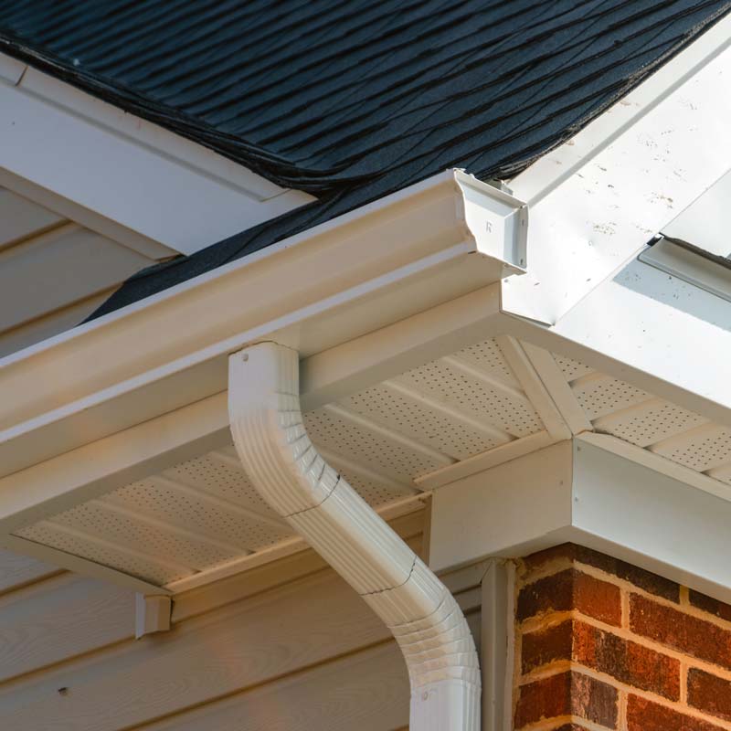 Gutter installation project