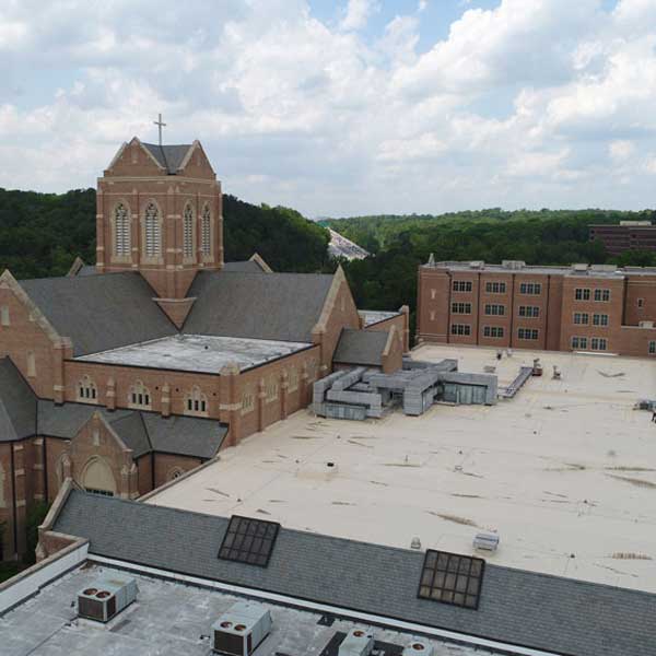 KTM commercial church roof project