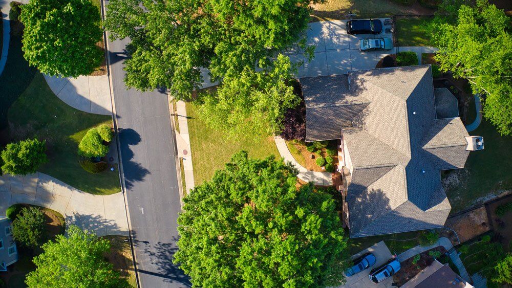 Aerial View of Georgia Home