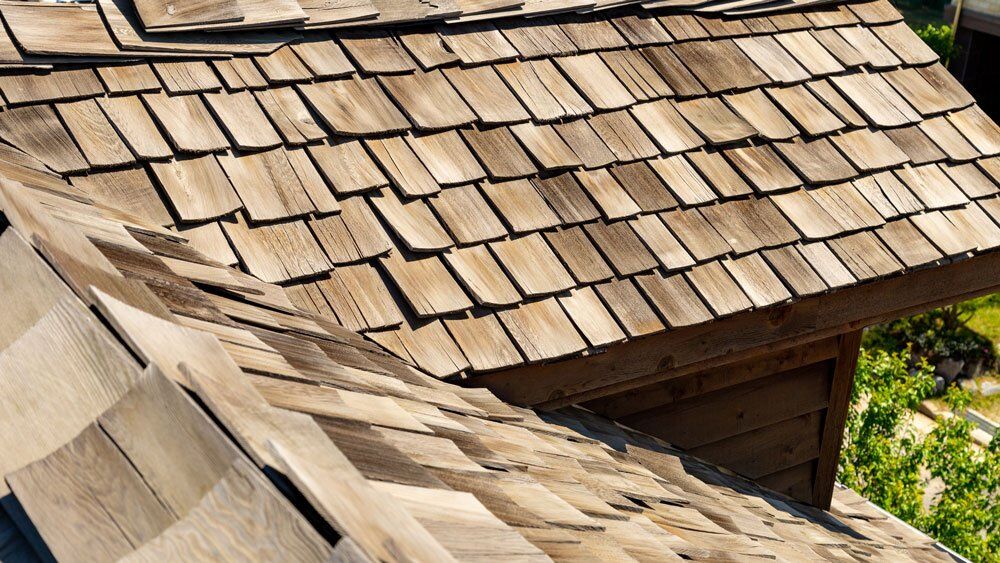Cedar Wood Shake Roof