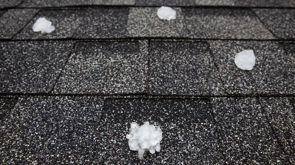Hail on Roof