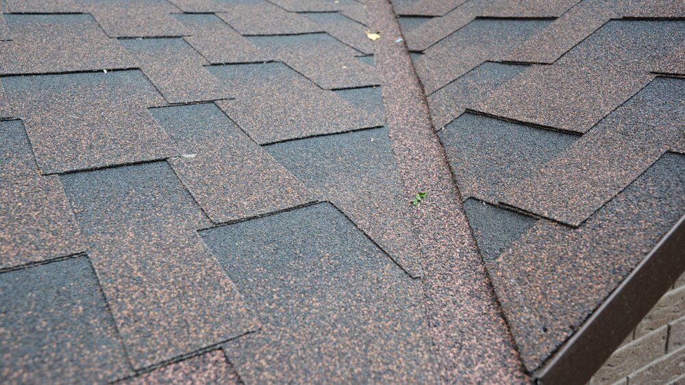 Roof with Minor Roof Shingle Problems
