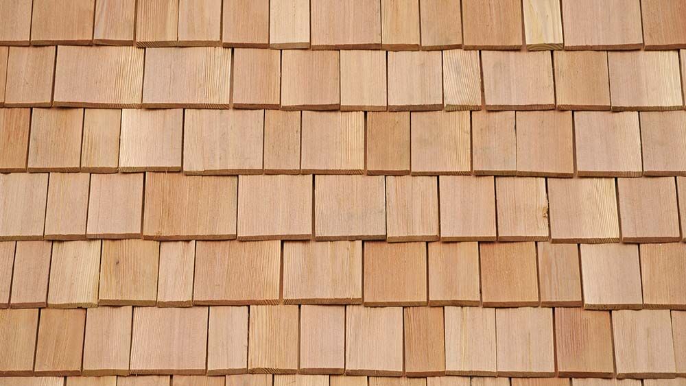 wood roof shingles