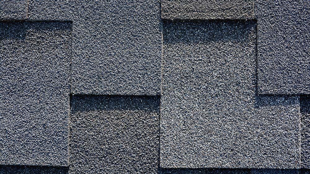 Close up view on Asphalt Roofing Shingles