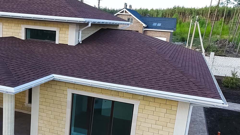 Roof aerial view