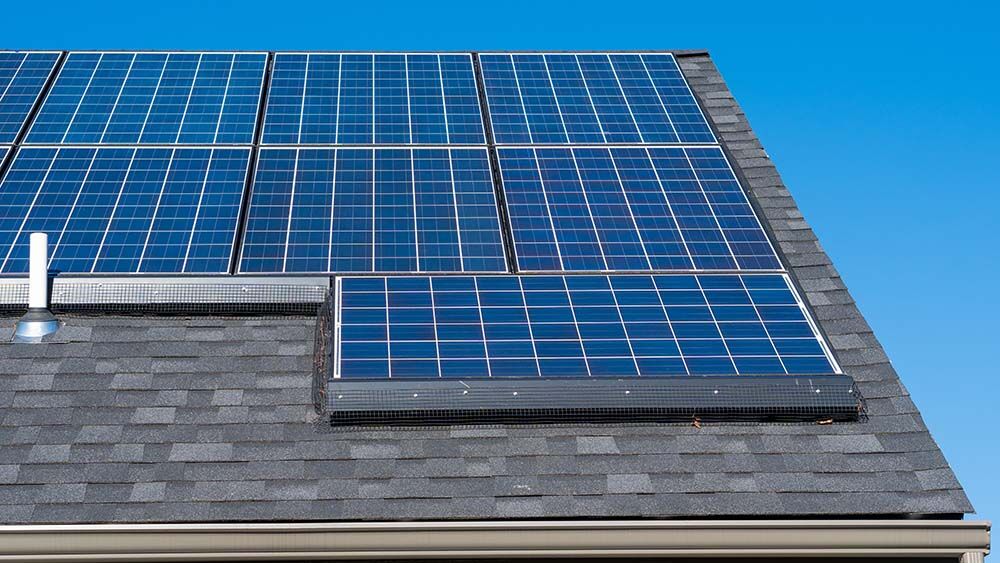 Tesla Solar Panels on Roof