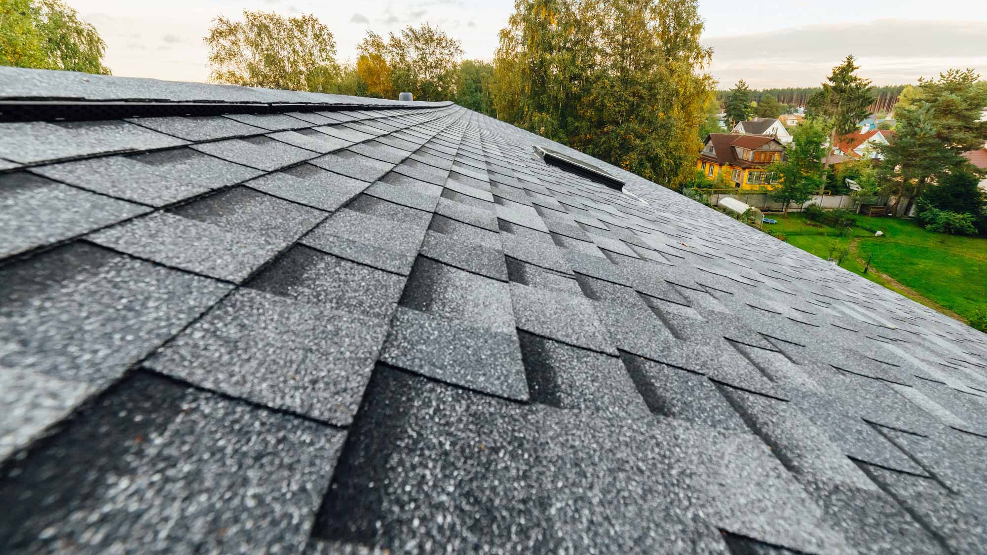 New asphalt shingle roof