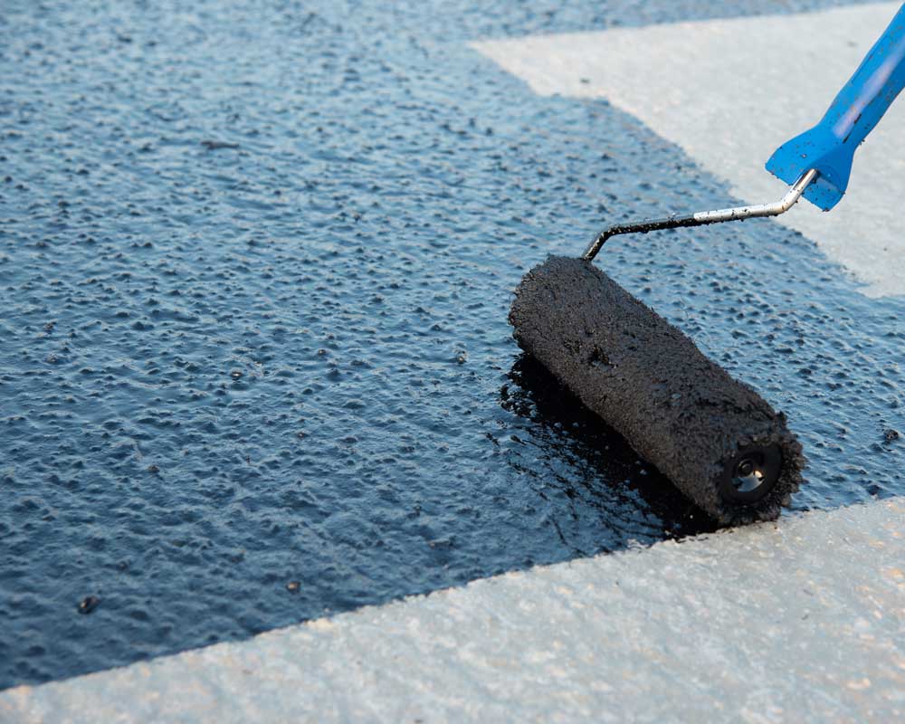 Rubber roof coating