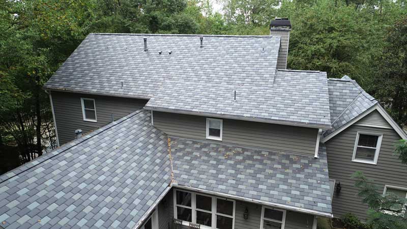 KTM slate roofing project