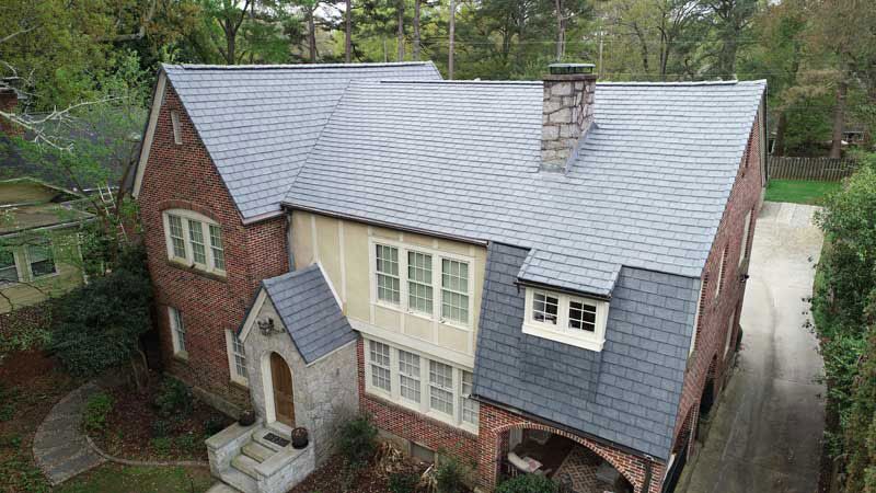 KTM slate roofing project
