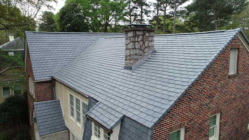 KTM slate roofing project