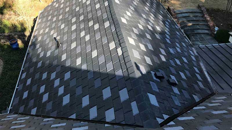 KTM slate roofing project