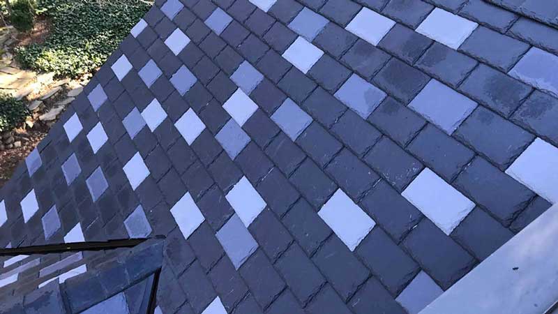 KTM slate roofing project