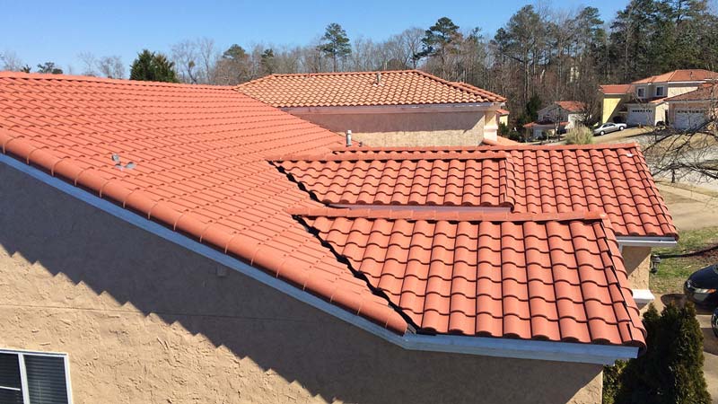 KTM tile roofing project