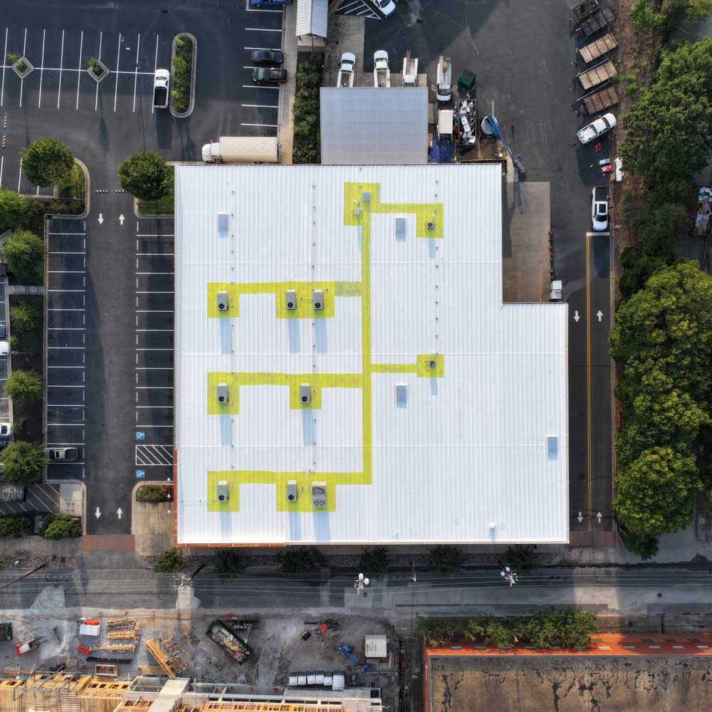 KTM Roofing | Roof Coating Commercial Project