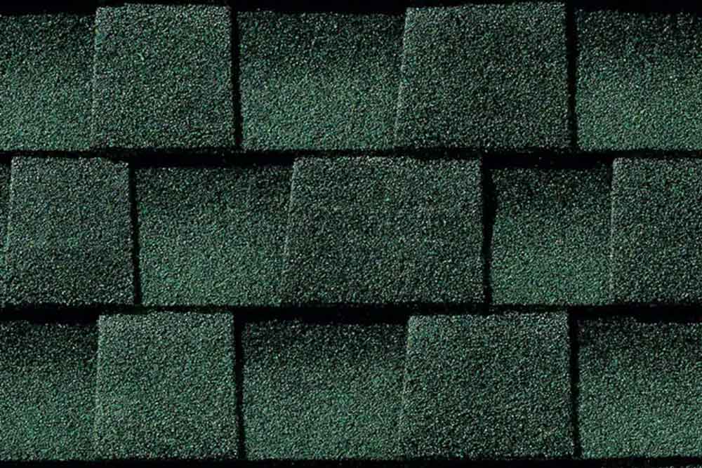 Timberline HDZ Hunter Green color sample | KTM Roofing