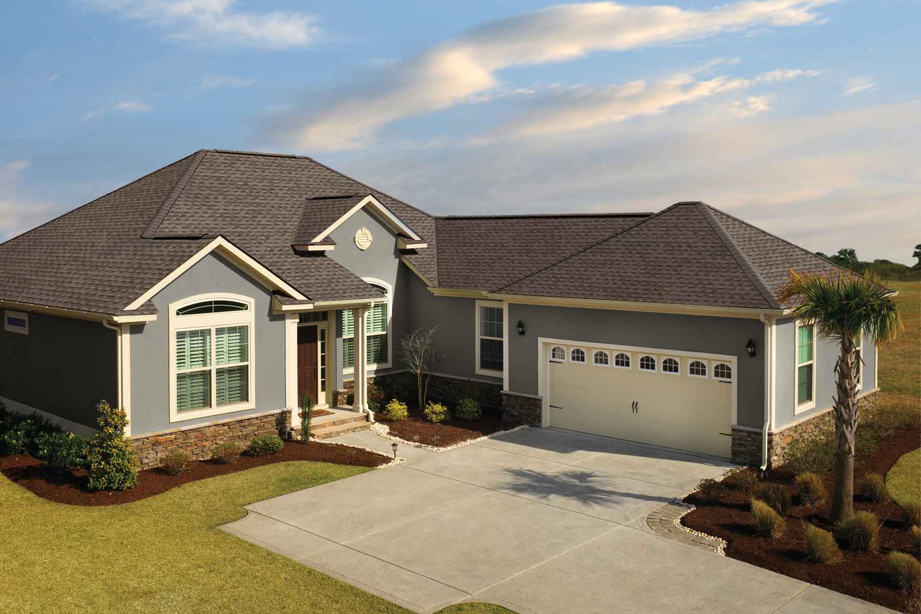 Timberline HDZ Mission Brown House | KTM Roofing