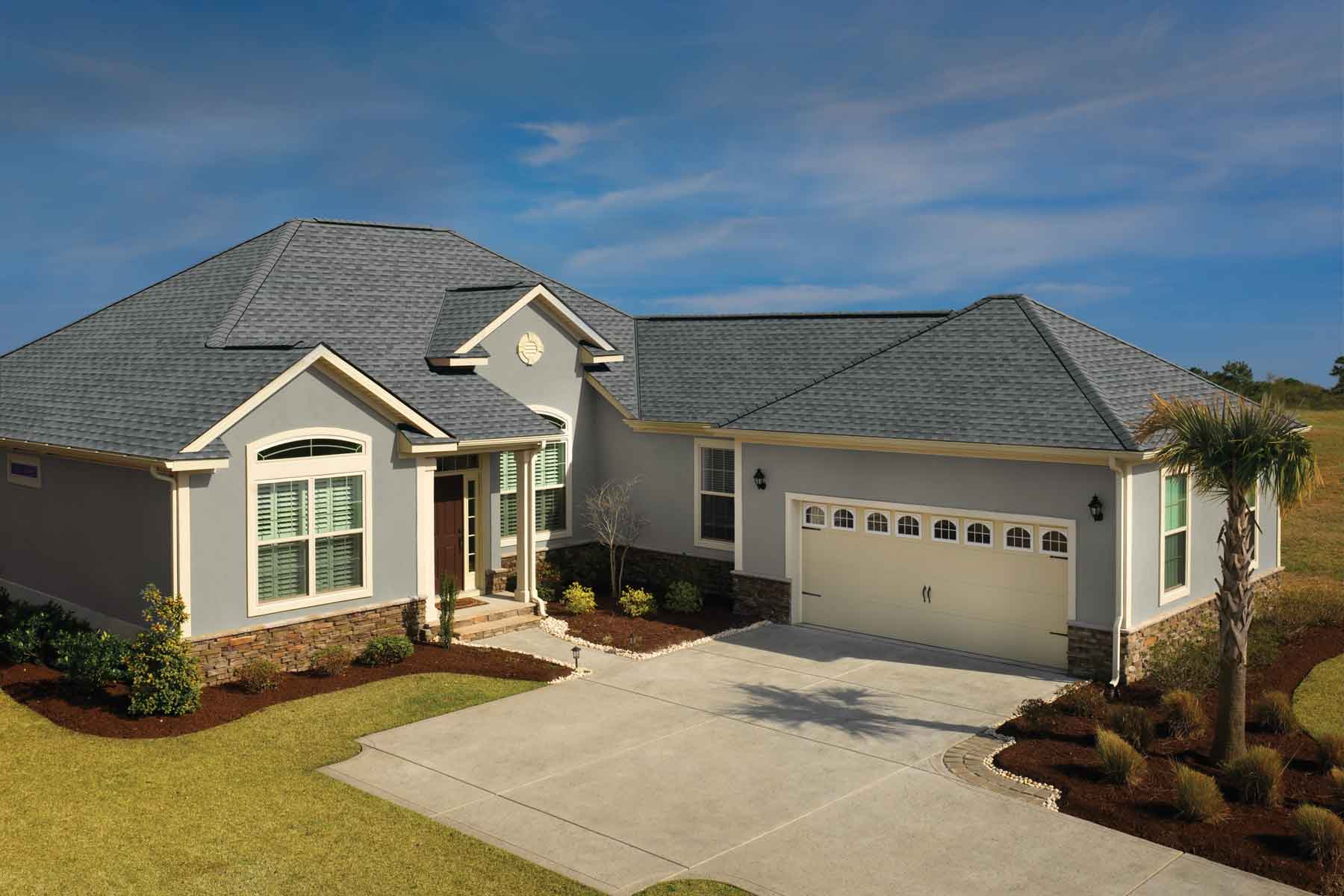 Timberline HDZ Pewter Gray House | KTM Roofing