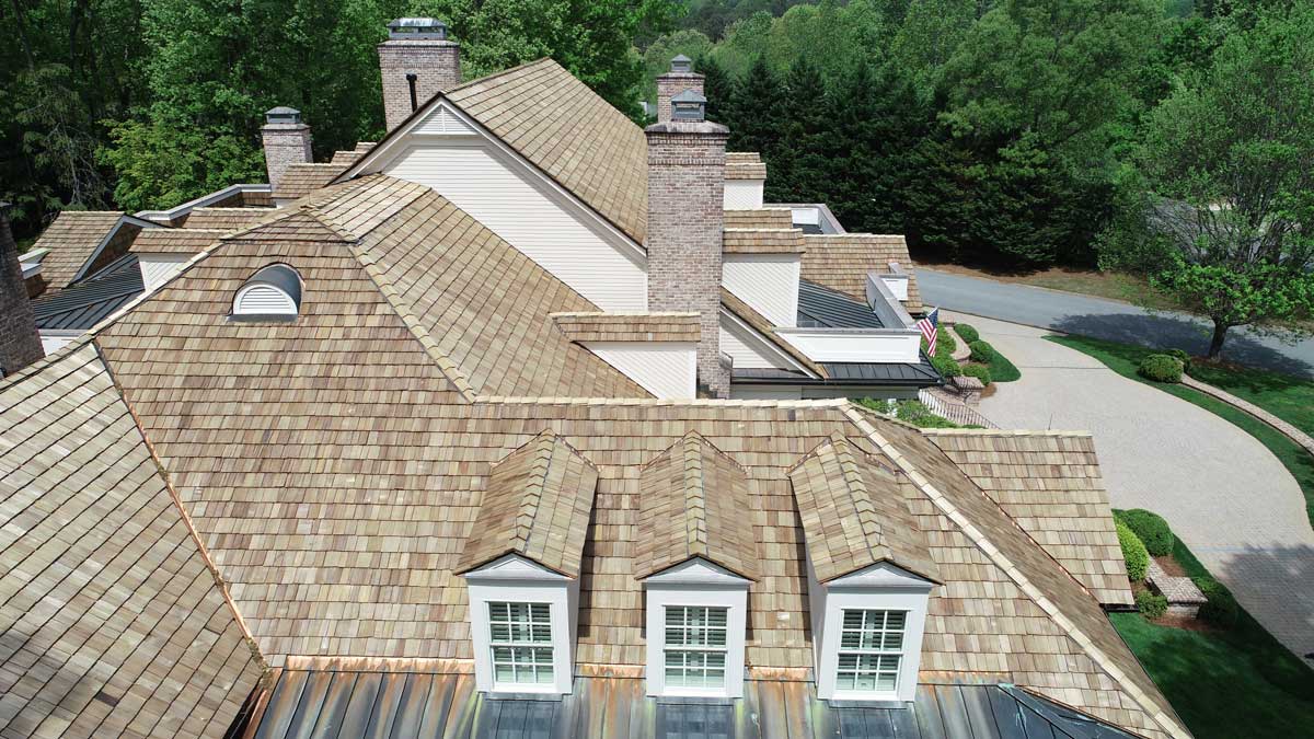 Murphy cedar shake roof project | KTM Roofing
